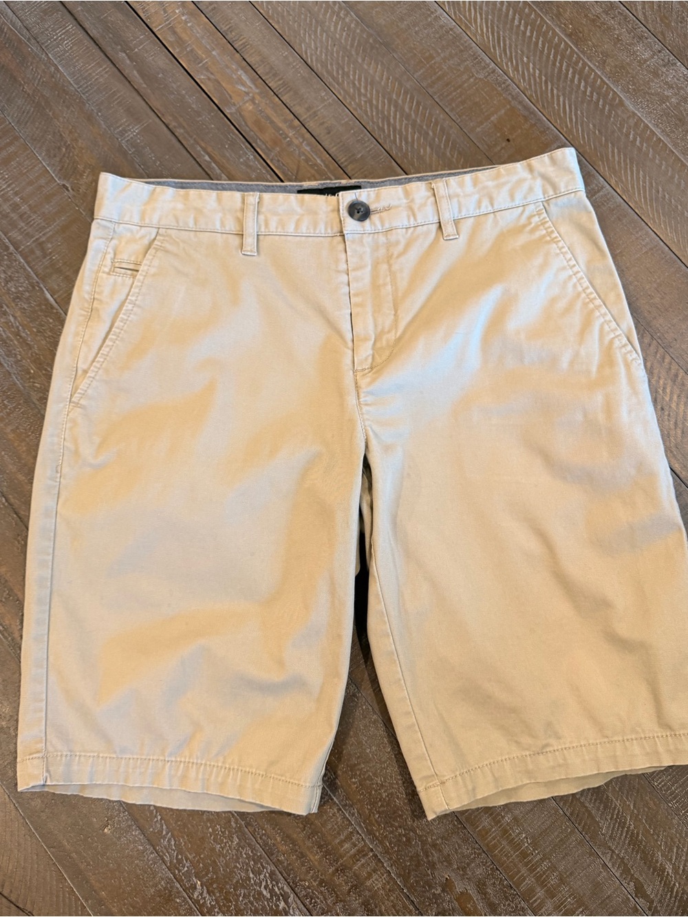 RW&CO. Beige Chino Bermuda Shorts